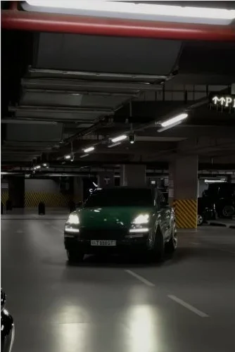 Porsche Panamera в тёмно-зелёном жидком полиуретане — работа Skins 360